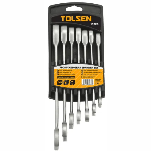 TOLSEN TOL399-15229 ქანჩის გასაღების ნაკრები 7ც-იანი 8-19mm