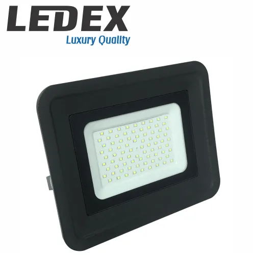 LEDEX LED პროჟექტორი 100w 3000k IP65 Black