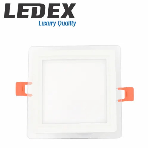 LEDEX LED Glass Down Light (Square) 12w 6500K