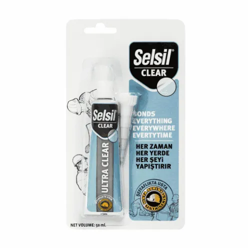 SELSIL SEL61-9876 სილიკონი ულტრა გამჭვირვალე 50ML