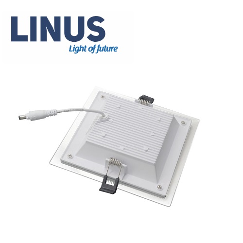 LINUS LED Glass Down Light (Square) 12w 6500K