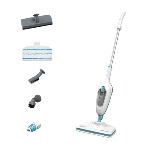 Black and Decker მტვერსასრუტი, ორთქლით დასასუფთავებელი აპარატი 1300w 5in1