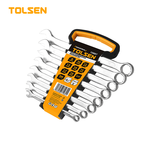 TOLSEN TOL2378-15887 კომბინირებული ქანჩის გასაღების ნაკრები 8ც-იანი