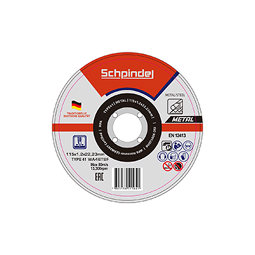 Schpindel მეტალის საჭრელი დისკი T41*115x1.2x22.23