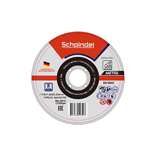 Schpindel მეტალის საჭრელი დისკი T41*115x1.6x22.23