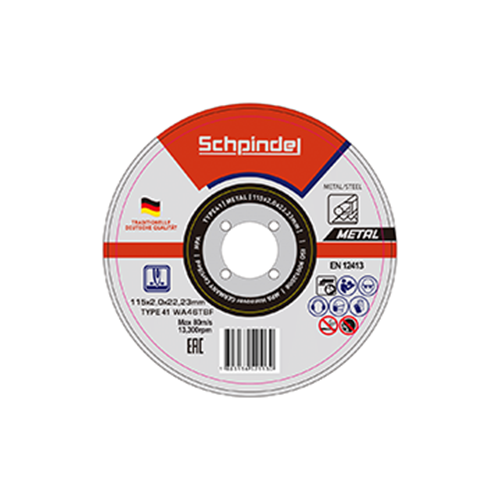 Schpindel მეტალის საჭრელი დისკი T41*115x2.0x22.23