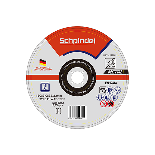 Schpindel მეტალის საჭრელი დისკი T41*180x2.0x22.23