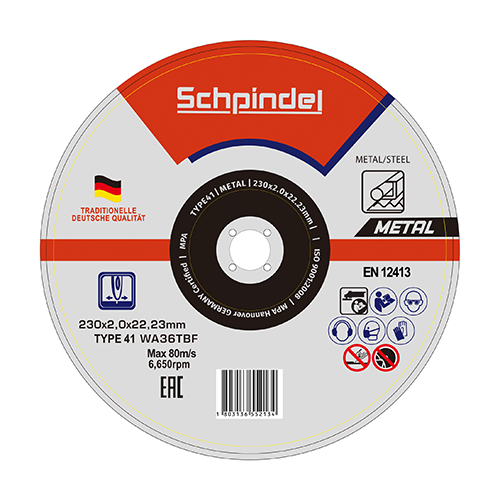 Schpindel მეტალის საჭრელი დისკი T41*230x2.0x22.23