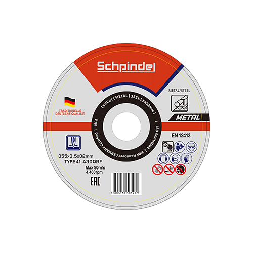 Schpindel მეტალის საჭრელი დისკი T41*355X3.5X32