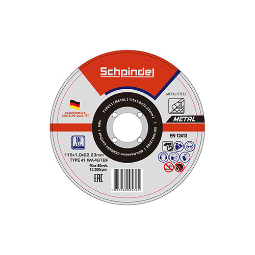 Schpindel მეტალის საჭრელი დისკი T41*115x1.0x22.23