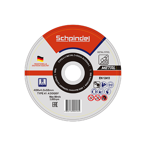 Schpindel მეტალის საჭრელი დისკი T41*400X4.0X32