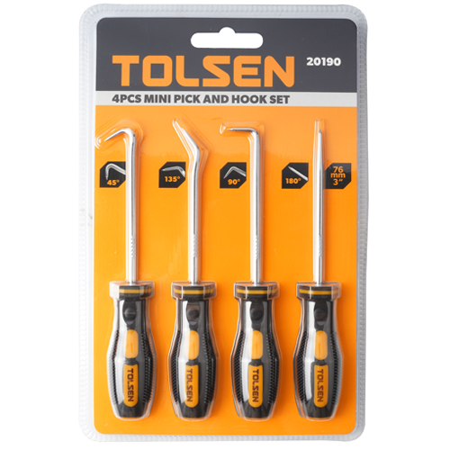 TOLSEN TOL1800-20190 კაუჭების ნაკრები 4ც-იანი