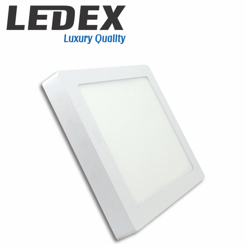 LEDEX LED Slim Panel Light Surface (Square) 12w 6500K