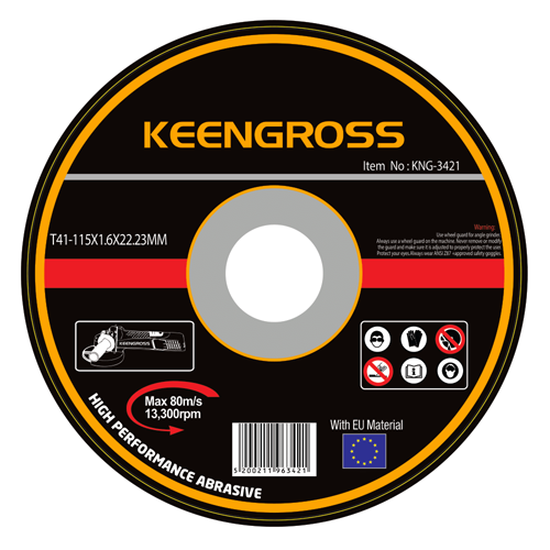 Keengross მეტალის საჭრელი დისკი T41*115x1.6x22.2mm