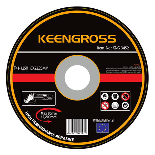 Keengross მეტალის საჭრელი დისკი T41*125x1.0x22.2mm