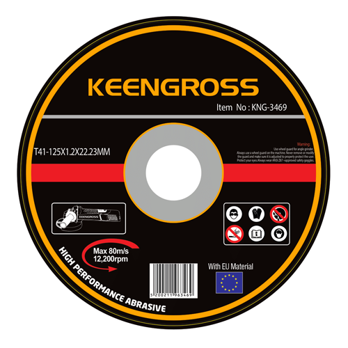 Keengross მეტალის საჭრელი დისკი T41*125x1.2x22.2mm