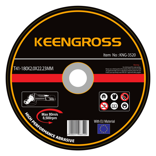 Keengross მეტალის საჭრელი დისკი T41*180x2.0x22.2mm