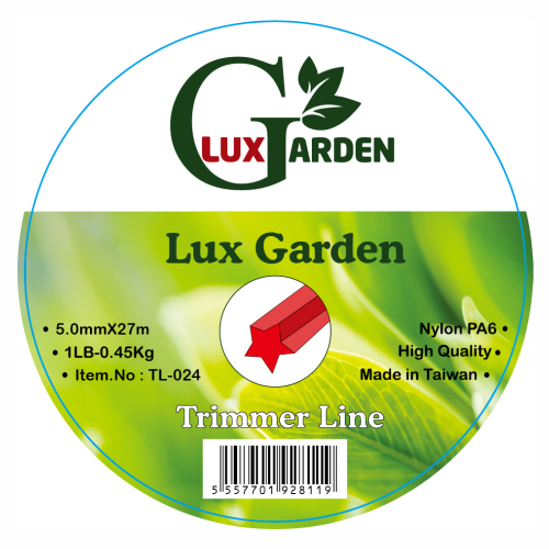 Lux Garden TL-024 ტრიმერის ძუა5.0mmX27m,star