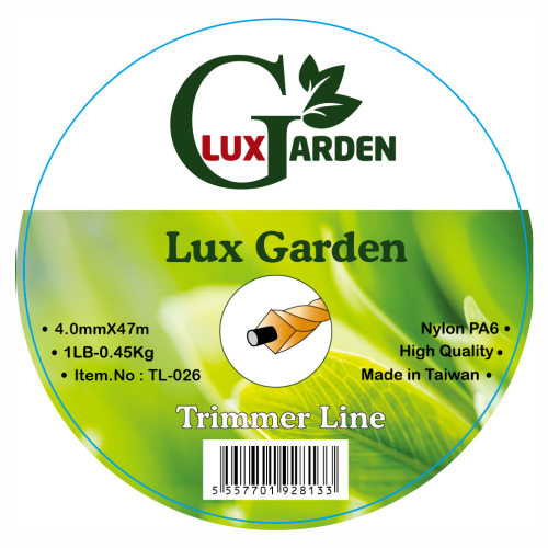 Lux Garden TL-026 ტრიმერის ძუა4.0mmX47m,Duo square twist
