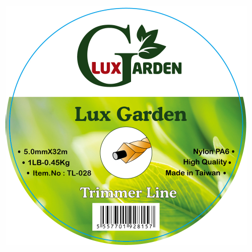 Lux Garden TL-028 ტრიმერის ძუა5.0mmX32m,Duo square twist