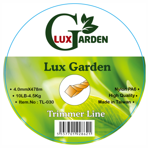 Lux Garden TL-030 ტრიმერის ძუა4.0mmX478m,square twist