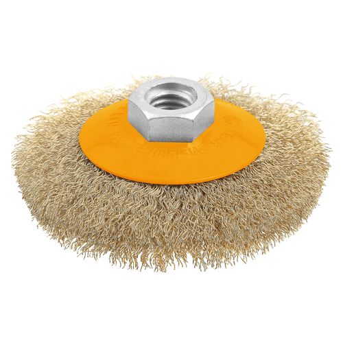 Keengross  მეტალის საპრიალებელი ჯაგრისი გაშლილი 125MM