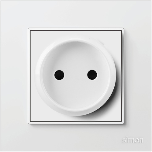 SIMON-5754 ერთიანი როზეტი N60 (თეთრი)