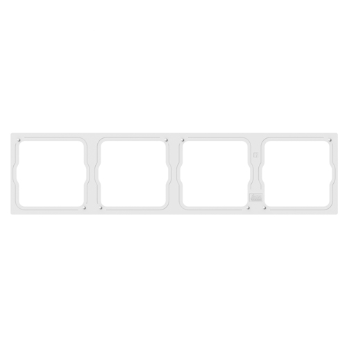 SIMON-8158 ოთხიანი ჩარჩო M7 (თეთრი)