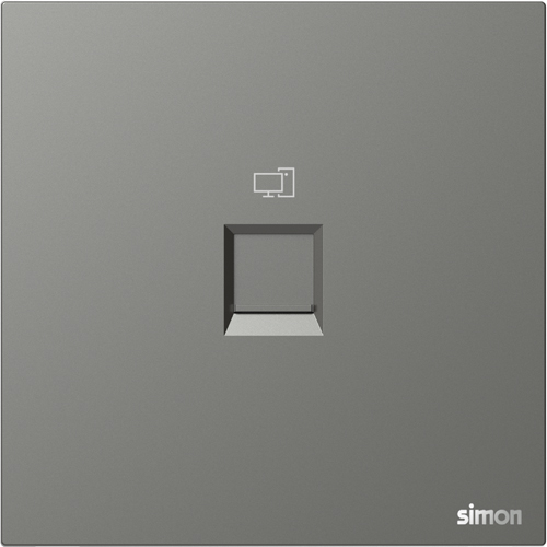 SIMON-8783 ინტერნეტის როზეტი M7 (ნაცრისფერი)