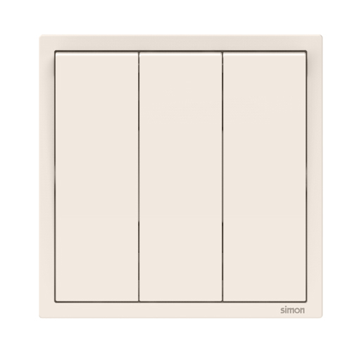 SIMON-9099 სამიანი ჩამრთველი N54 (ბეჟი)
