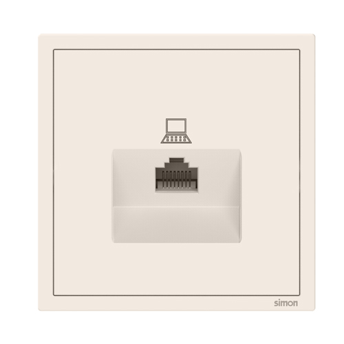 SIMON-9174 ინტერნეტის როზეტი N54 (ბეჟი)