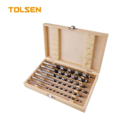 TOLSEN TOL2468-75660 ხის ბურღის საცვლელი პირების ნაკრები 6 ც - იანი, სპირალური