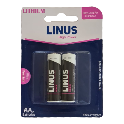 Linus-ელემენტი FR6 LITHIUM 2PC/Blister