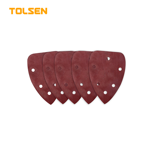 TOLSEN TOL2377-77250 სამკუთხედი ზუმფარა 5ც-იანი 140x90mm #80