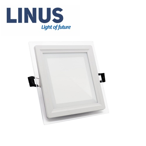 LINUS LED Glass Down Light (Square) 6w 6500K