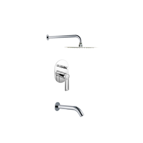 Kettler Premium-32283  ჩასაშენებელი საშხაპე ძელი მრგვალი თავით (chrome)
