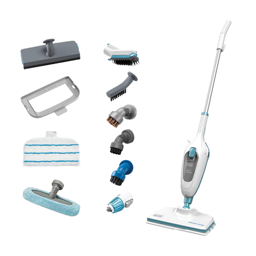 Black and Decker მტვერსასრუტი, ორთქლით დასასუფთავებელი აპარატი 1300w 10in1