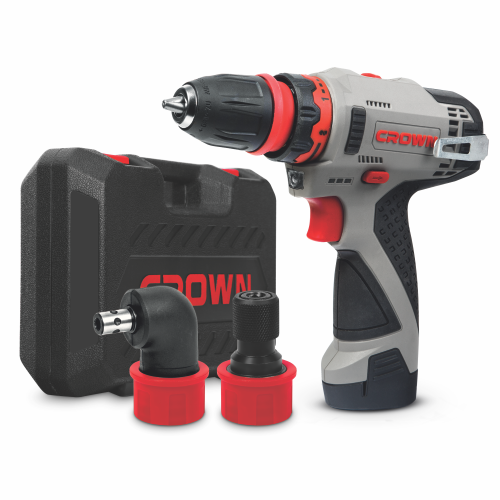 CROWN CT21072HQX-2 BMC-მრავალფუნქციური ელ.სახრანისი 12V V-MAX 2Ah