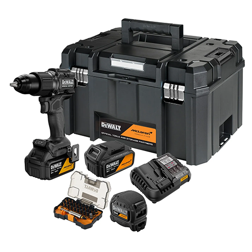 Dewalt DCD86MM2KT-QW დრელ-სახრახნისი, აქსესუარების ნაკრებით 18V XR