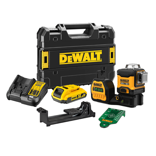 Dewalt - DCE089D1G18-QW ლაზერული თარაზო 18V 3X360

