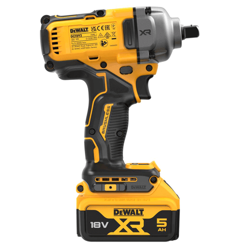 Dewalt DCF892P2T-QW ხრახნმჭერი ელემენტზე 18V XR 1/2 TorqueWrench DP T