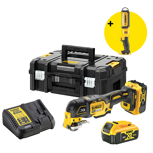 Dewalt DCS356P2-QW 3-სიჩქარიანი მულტიფუნქციური რენოვატორი,კომპლექტაციით 18V XR