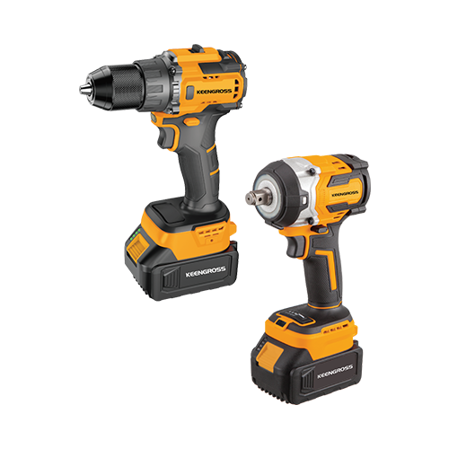 Keengross KG-81124B 20V სახრახნისი + ქანჩმომჭერი ელემენტზე 2x4Ah BL
