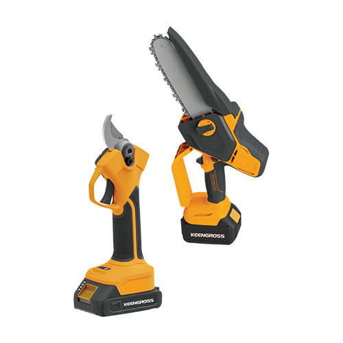 Keengross KG-82454B 20V ხერხი + სეკატორი ელემენტზე 2x4Ah BL