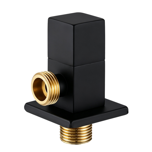 Kettler-32117 შავი გამშვები ონკანი Premium 1/2''x1/2''