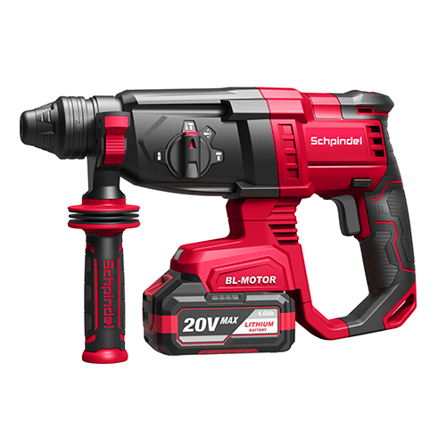 Schpindel SPB-33228B 20V პნევმატური დრელი ელემენტზე 2.8J 2x4Ah BL SDS-PLUS