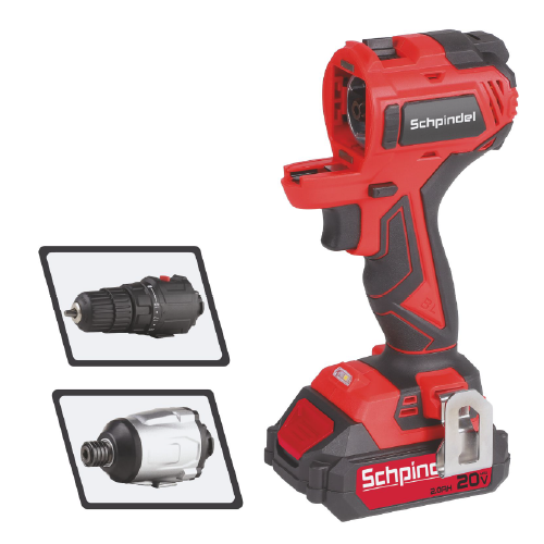 Schpindel SPP-35250BA 20V მრავალფუნქციური ინსტრუმენტი ელემენტზე 2 თავაკით 50N.m 1x2Ah X BL