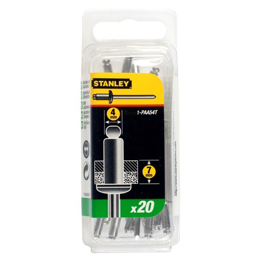STANLEY PAA54T-მოქლონის ტყვია 5/32 X1/4 