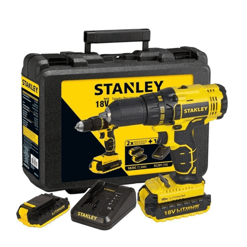 STANLEY - SCD201D2K-RU ელ. სახრახნისი 2X18V 2Ah Kitbox