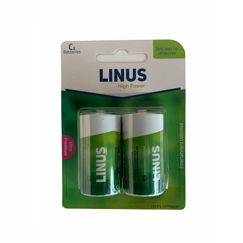 Linus-ელემენტი C Ultra Premium Alkaline 2PC/Blister